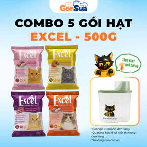Hạt Mèo Excel Bổ Sung Taurine, Giàu Omega 3-6, Dưỡng Lông, Dễ Tiêu Hóa Cho Mèo Lớn