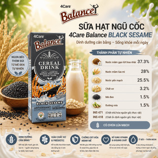 Sữa hạt ngũ cốc 4Care Balance 180ml