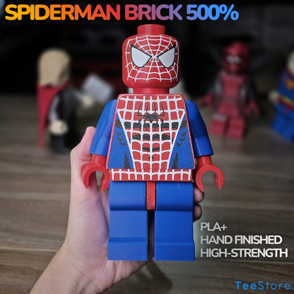 [500%] Mô Hình Brick Nhện Nhọ 21cm | Mega Figure 500% PLA+ Decor | Ma Vồ Collection