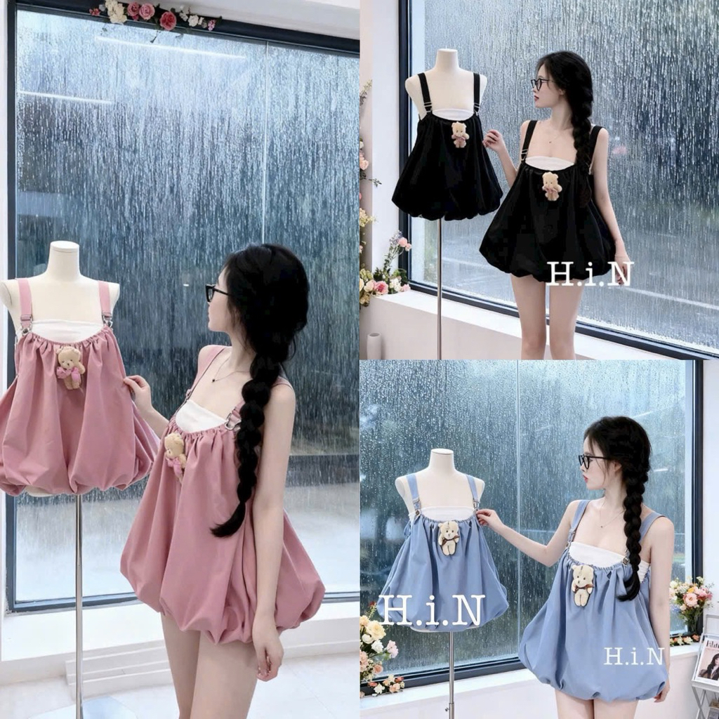 váy bí xinh kèm quây New l1