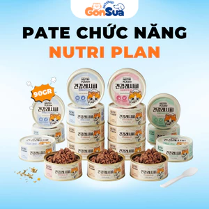 Pate Nutri Plan Health Recipe 90g Cho Mèo Pate Chức Năng Hàn Quốc Hỗ Trợ Tiêu Hóa Lông Da Tiết Niệu