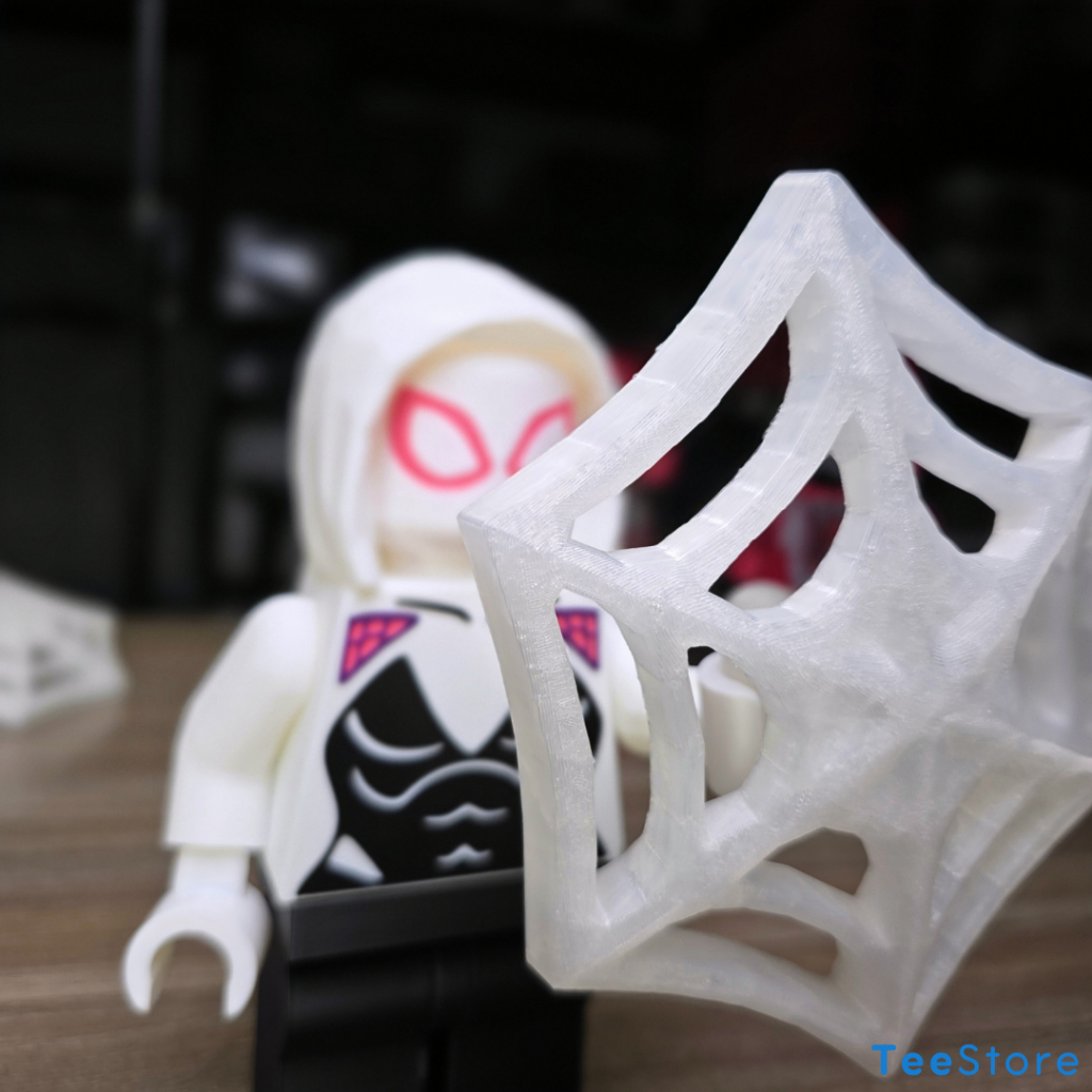 [500%] Mô Hình Brick Spidy Gwen 22cm | Spider-Verse | Mega Figure 500% PLA+ Decor | Ma Vồ Collection