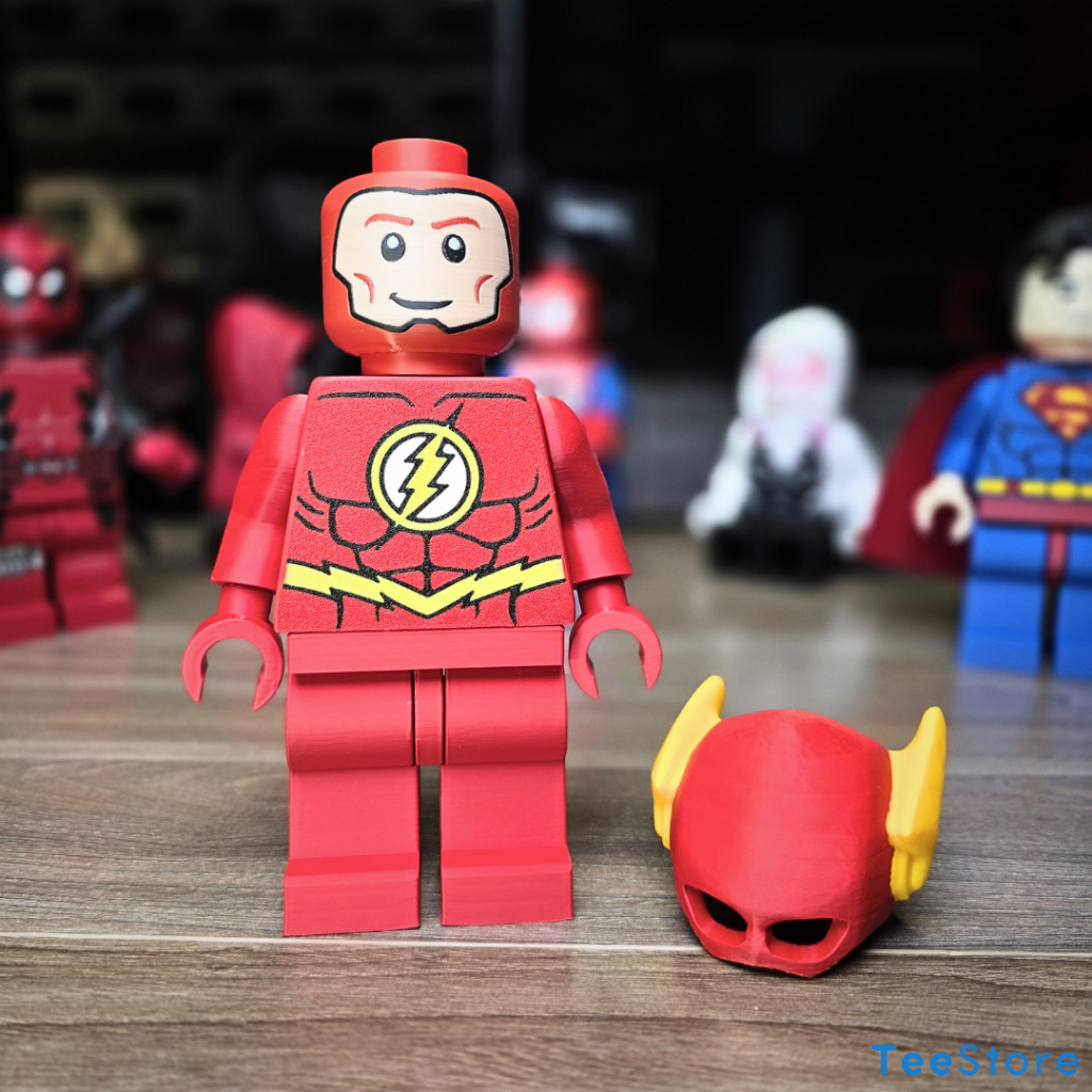 [500%] Mô Hình Brick Tia Chớp 22cm | Mega Figure 500% PLA+ Decor | Đê Cê Collection