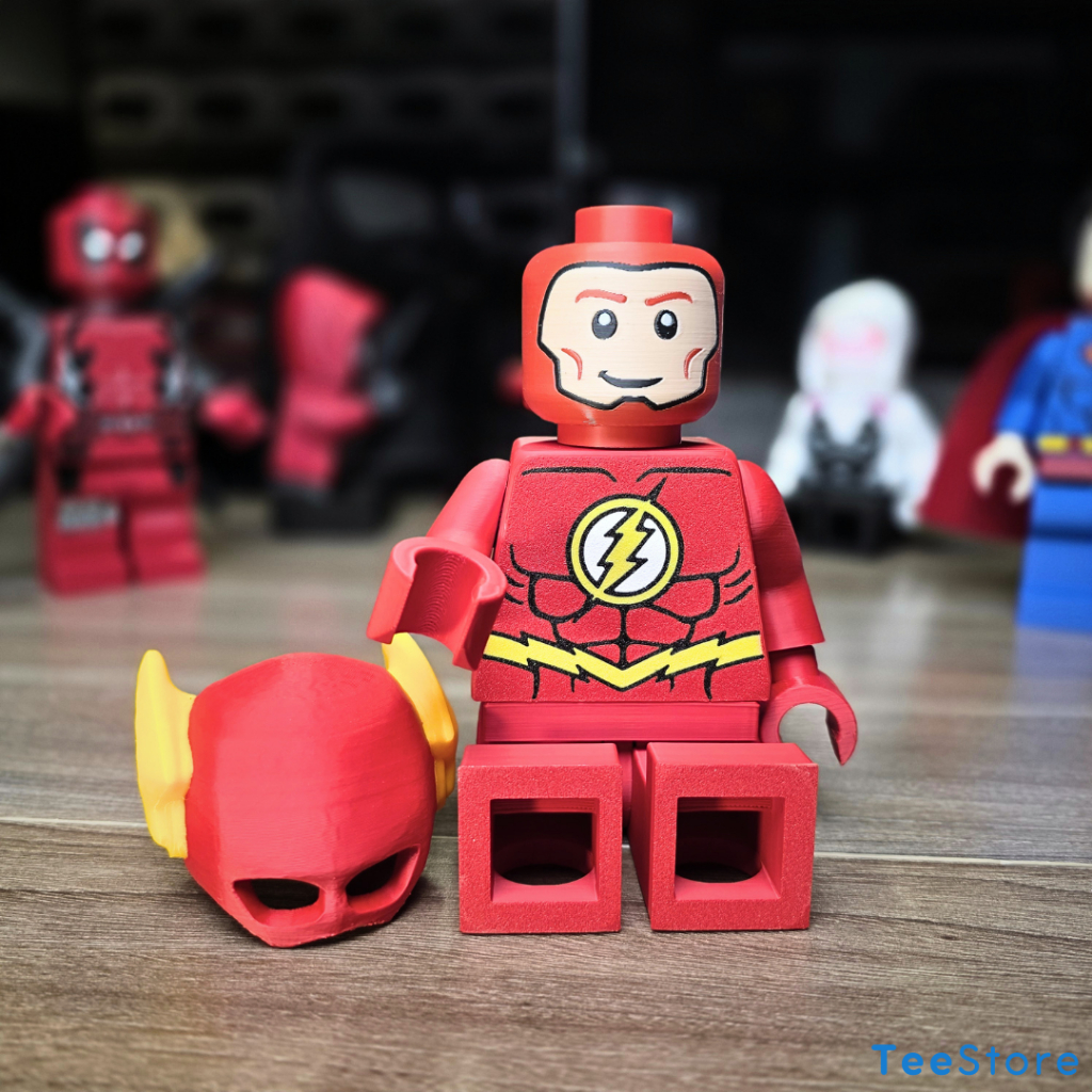 [500%] Mô Hình Brick Tia Chớp 22cm | Mega Figure 500% PLA+ Decor | Đê Cê Collection