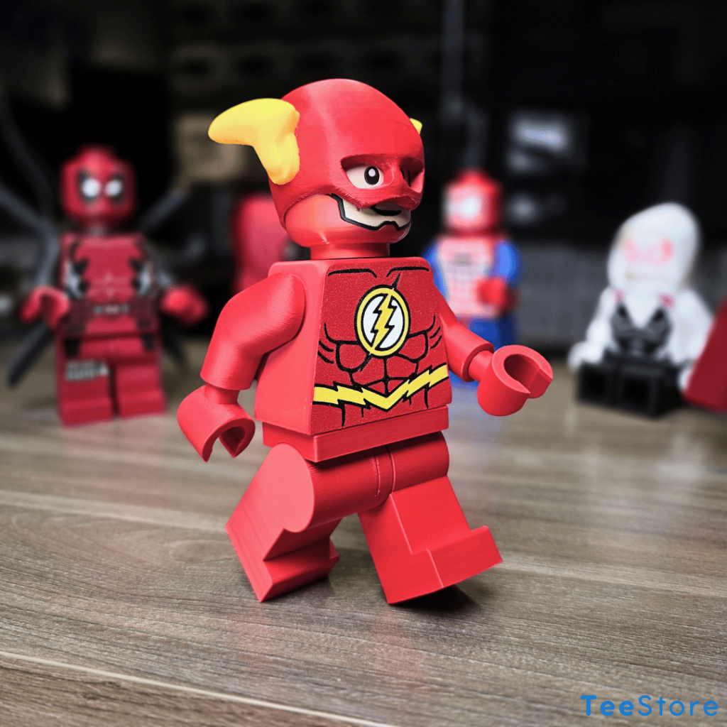 [500%] Mô Hình Brick Tia Chớp 22cm | Mega Figure 500% PLA+ Decor | Đê Cê Collection