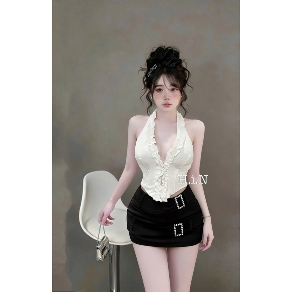 set yếm cổ im mixx cv đá