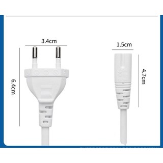 dây nguồn số 8 cho loa kéo tivi đài phù hợp cho thiết bị dùng dây số 8 dài 1,5m lõi đồng