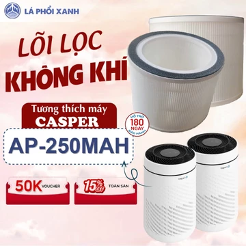Lõi lọc không khí tương thích máy Casper AP-250MAH - Tấm lọc không khí chất lượng cao cho máy lọc