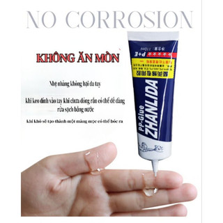 Keo Dán Nhựa PP-Glue-Zhanlida Chủ yếu sử dụng cho nhựa PP, PE, ABS, PVC...Tuýp 110ml