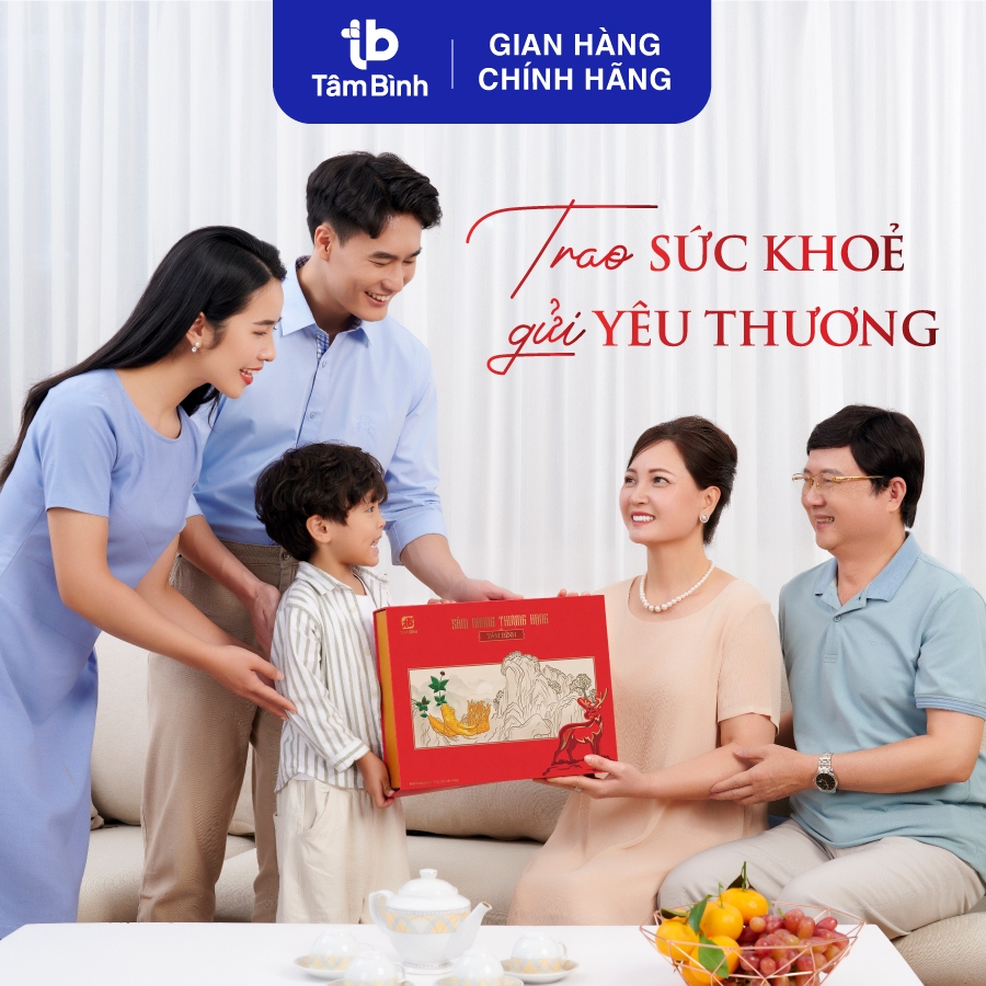 Sâm Nhung Thượng Hạng Tâm Bình - Hàm lượng sâm (25%) giúp hỗ trợ bồi bổ cơ thể, giảm mệt mỏi, căng thẳng, suy nhược