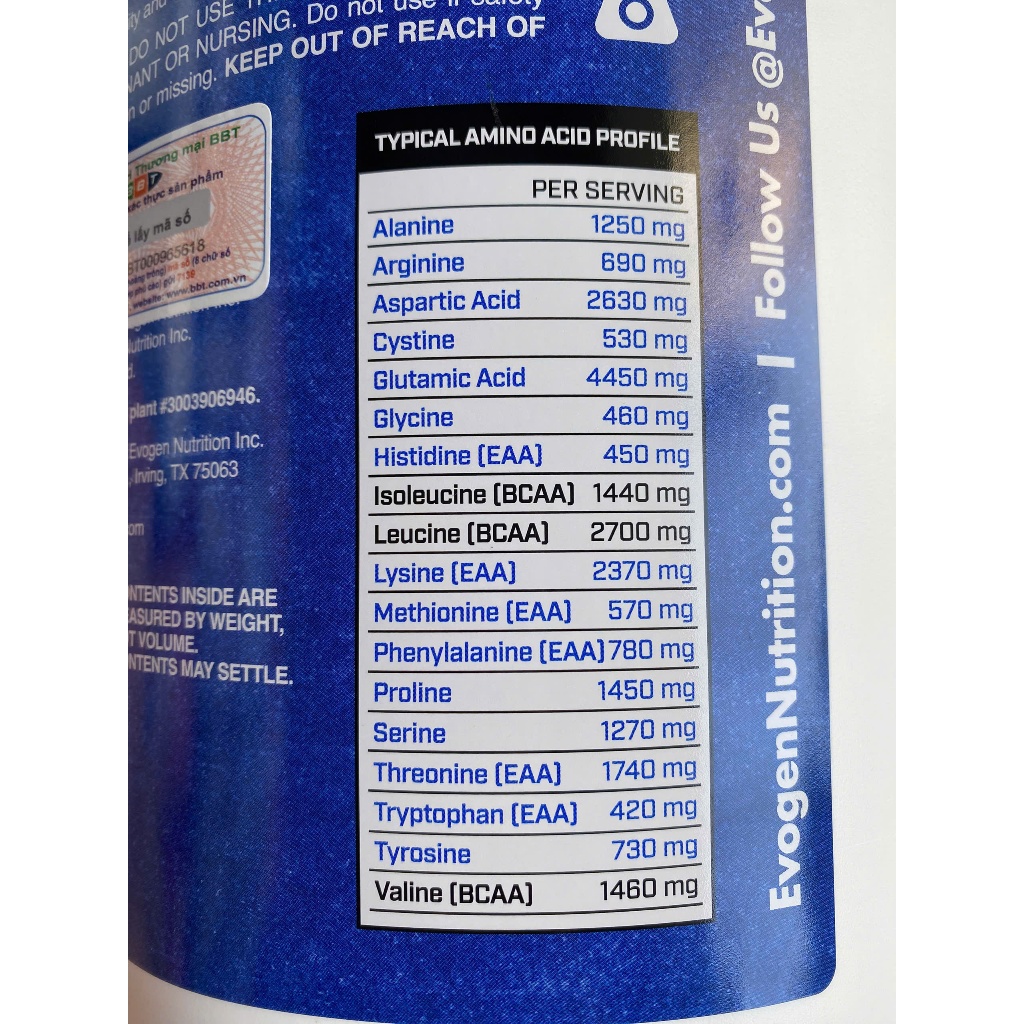 [TẶNG BÌNH][HÀNG BBT] Evogen IsoJect 4lbs, Sữa Đạm Hỗ Trợ Tăng Cơ Nạc - 25G Protein - KEYGYM