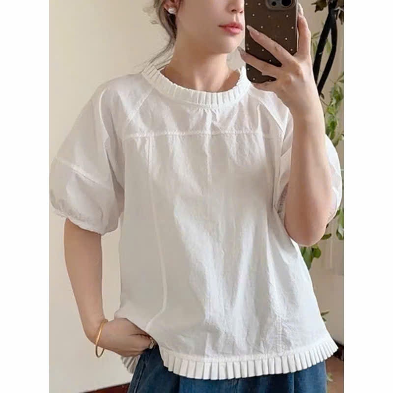 𝗥𝗲𝗺 𝗟𝗶𝗻𝗲𝗻  - Áo Linen xếp li