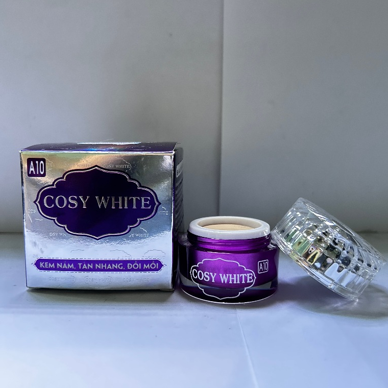 Kem Chống Lão Hóa Giảm Nhăn Da Cosy White A6 A10 Sữa Non Thảo Dược Ngừa Nám Đồi Mồi (Tím)