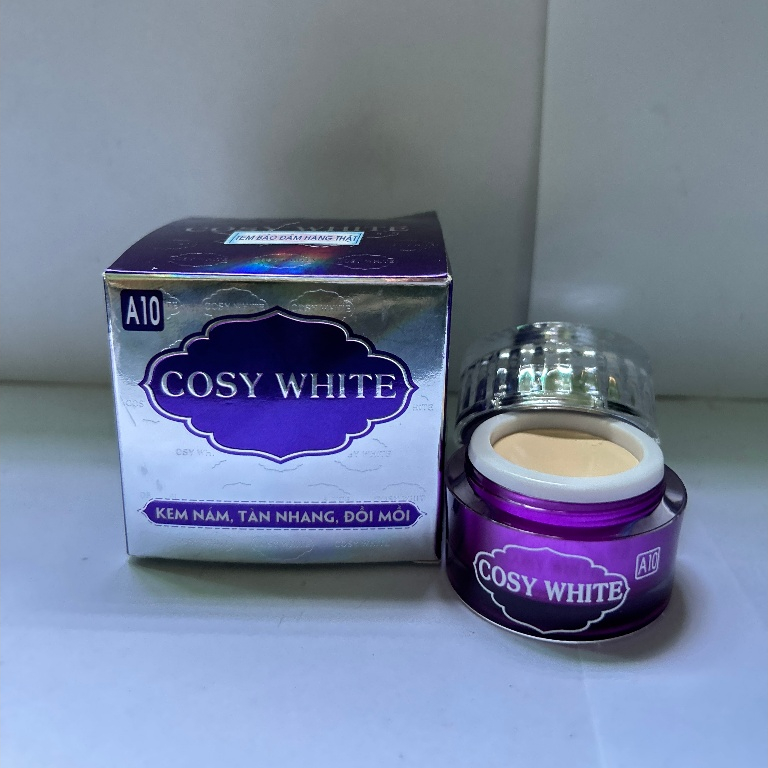 Kem Chống Lão Hóa Giảm Nhăn Da Cosy White A6 A10 Sữa Non Thảo Dược Ngừa Nám Đồi Mồi (Tím)