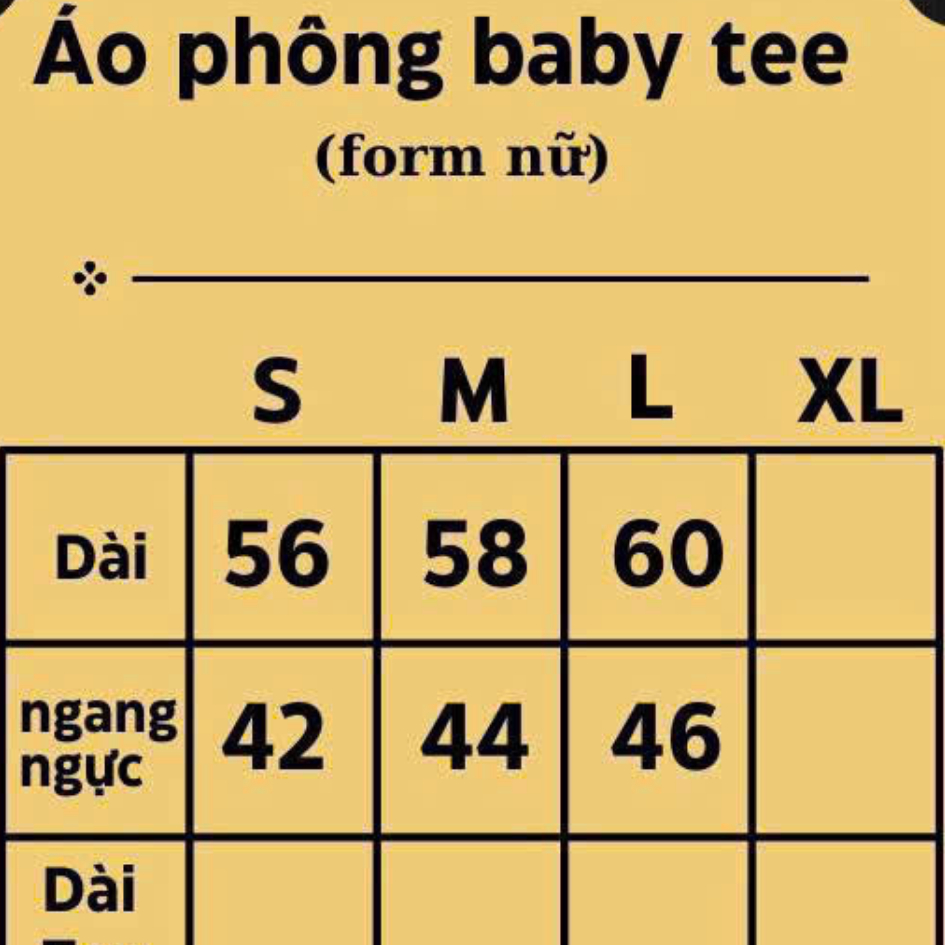 [DEAL MỞ BÁN]  Áo babytee nữ vải cotton 100% thấm hút mồ hôi,form cá tính MS003 | BigBuy360 - bigbuy360.vn