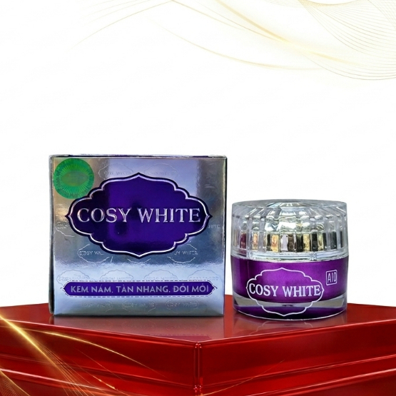 Kem Chống Lão Hóa Giảm Nhăn Da Cosy White A6 A10 Sữa Non Thảo Dược Ngừa Nám Đồi Mồi (Tím)