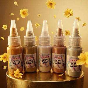 Màu Nhũ Metallic Lọ 20ml Pha Sẵn Gốc Acrylic Tô Tượng Vẽ Tranh Trang Trí HUNGACOLOR