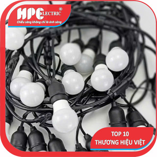 TẶNG 1 BÓNG-BH 2 NĂM-DÂY ĐÈN TRANG TRÍ NGOÀI TRỜI CHỐNG NƯỚC ĐUI E27,5M 10ĐUI-10M 20ĐUI ,DÂY NỐI DÀI, BÓNG 3W5W7W10W)