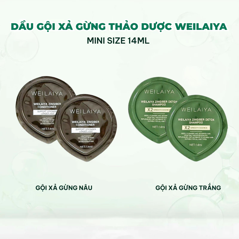 Bộ Gội Xả Mini Du Lịch Weilaiya