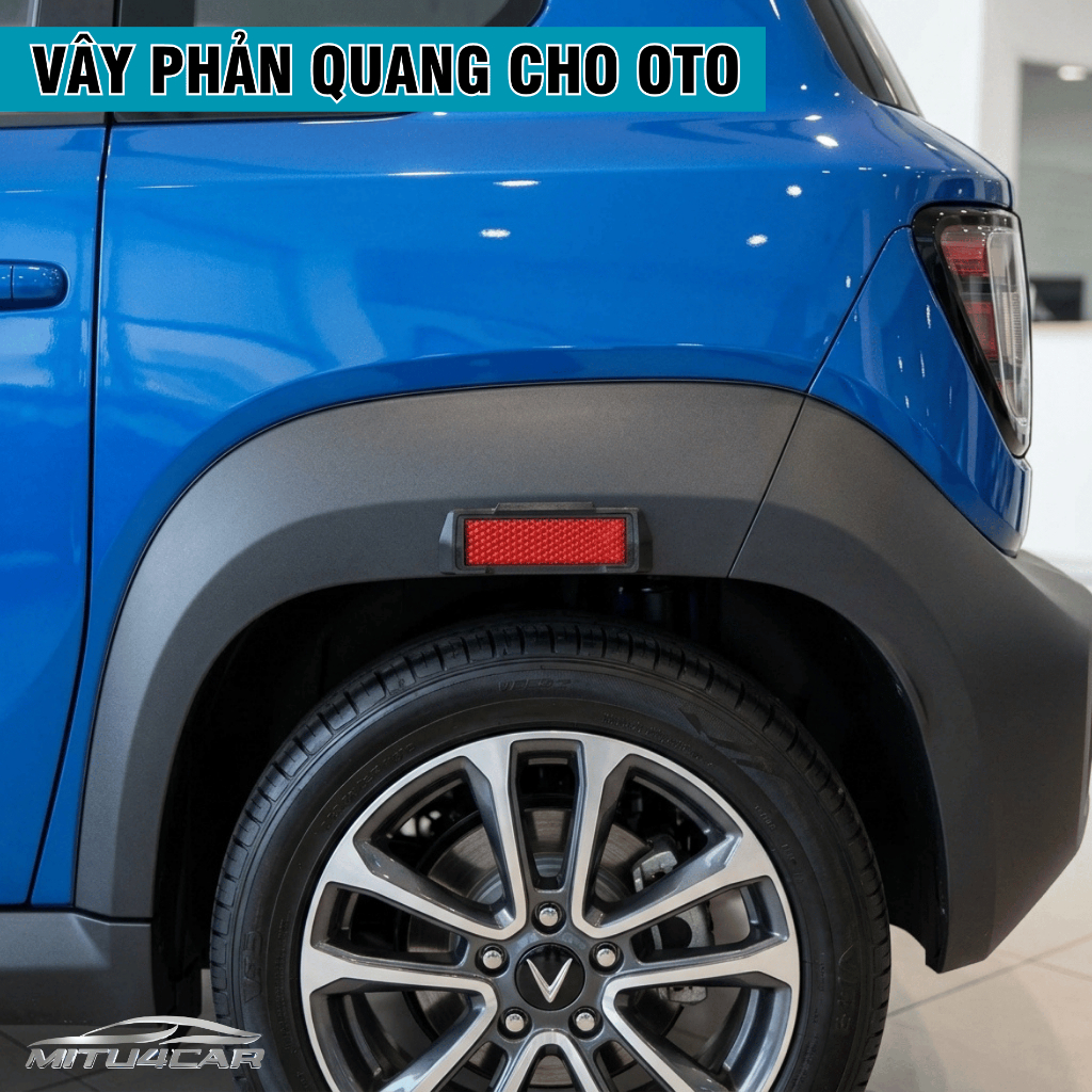 [Combo 4] Vây Phản Quang phù hợp mọi loại oto gắn hông xe hầm hố, cá tính giúp xe dễ nhận diện buổi tối cho VF-MITU 4Car