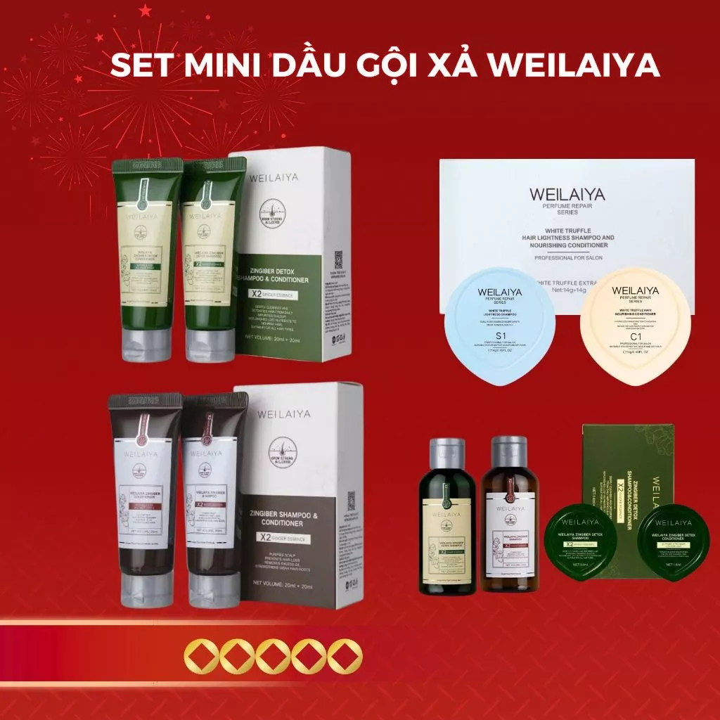 Bộ Gội Xả Mini Du Lịch Weilaiya