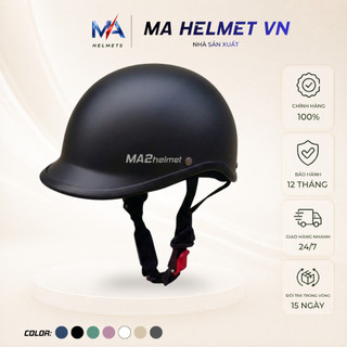 Mũ Bảo Hiểm Nửa Đầu 1/2 Polo Cá Heo MA HELMETS – Mũ Đẹp Form Vừa Vặn Thoải Mái Hottrend