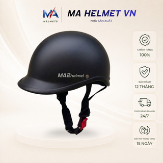 Mũ Bảo Hiểm Nửa Đầu 1/2 Polo Cá Heo MA HELMETS – Mũ Đẹp Form Vừa Vặn Thoải Mái Hottrend
