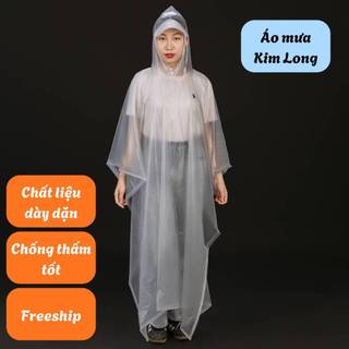 Áo Mưa Cánh Dơi Dành Cho Cả Nam Và Nữ Trong Mờ