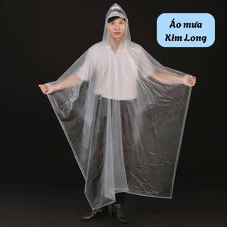 Áo Mưa Cánh Dơi Dành Cho Cả Nam Và Nữ Trong Mờ