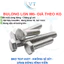 Bulong Lục Giác Ngoài Inox 304 M6 (Dài 10mm - 100mm) - Bu Lông Thép Không Gỉ Chuẩn DIN 933