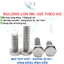 Bulong Lục Giác Ngoài Inox 304 M6 (Dài 10mm - 100mm) - Bu Lông Thép Không Gỉ Chuẩn DIN 933