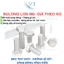 Bulong Lục Giác Ngoài Inox 304 M6 (Dài 10mm - 100mm) - Bu Lông Thép Không Gỉ Chuẩn DIN 933