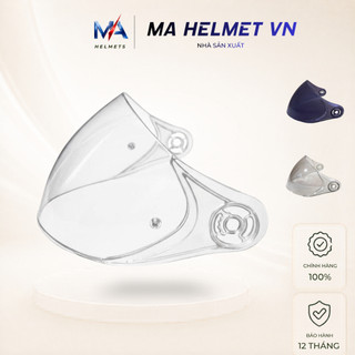 Kính Chắn Gió Mũ Bảo Hiểm 1/2 3/4 MA HELMETS – Kính Dài Thay Thế Kèm Ốc Gắn Chống Bụi
