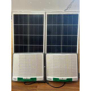 [combo 2 bộ] bản nâng cấp đèn năng lượng mặt trời mắt ngọc model 1000 - 280 chip led 5054 - chống chói, chống loá
