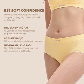 Quần lót nữ seamless không đường may dáng hipster co giãn vượt trội thoải mái vận động ONOFF - 16UV26A573