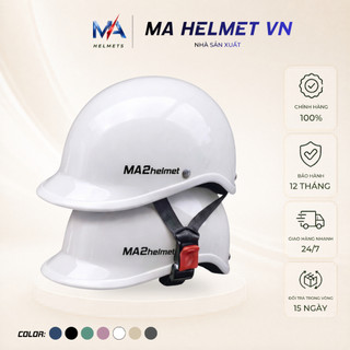 Mũ Bảo Hiểm Nửa Đầu 1/2 Form Cá Heo MA HELMETS – Combo 2 Chiếc Mũ Đầu Cho Các Cặp Đôi