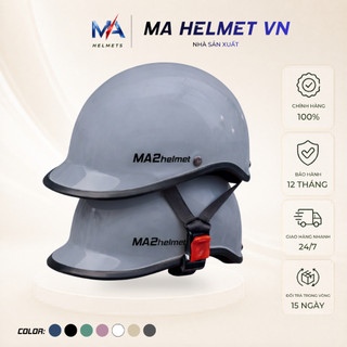 Mũ Bảo Hiểm Nửa Đầu 1/2 Form Cá Heo MA HELMETS – Combo 2 Chiếc Mũ Đầu Cho Các Cặp Đôi