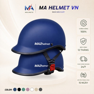 Mũ Bảo Hiểm Nửa Đầu 1/2 Form Cá Heo MA HELMETS – Combo 2 Chiếc Mũ Đầu Cho Các Cặp Đôi
