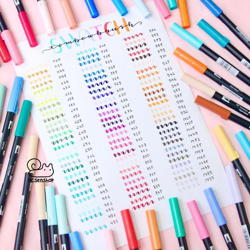 Bút cọ 2 đầu Tombow Dual Brush Pen ABT 1