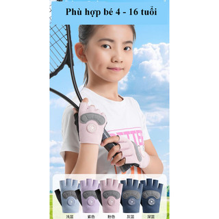 Găng tay thể thao trẻ em, găng tay đu xà đơn cho bé,  găng tay chạy xe đạp cho bé