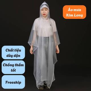 Áo Mưa Cánh Dơi Cao Cấp Dành Cho Cả Nam Và Nữ Trong Mờ