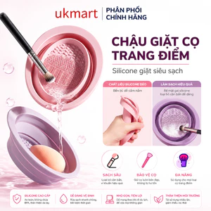 Lồng phơi Glorie Chậu làm sạch cọ trang điểm bằng silicone Jary thiết kế gấp gọn tiện lợi