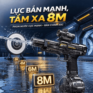 Đồ chơi phun nước điện tự động KidToys dung tích lớn - Đồ chơi phun nước cho bé vui chơi ngoài trời