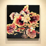 Tranh sơn mài Thanh Bình Lê hoa sen nền dát vàng/bạc size 30x30 cm thích hợp trang trí, làm quà tặng ý nghĩa — ảnh 6