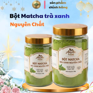 Bột Matcha trà xanh nguyên chất loại 1 bột mịnh xanh thơm không tạp chất dùng pha chế làm đẹp