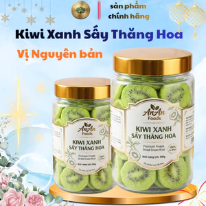Kiwi thái miếng sấy giòn ăn liền thơn ngon giòn ăn vặt làm bánh làm quà ngày lễ tết tốt cho sức khoẻ