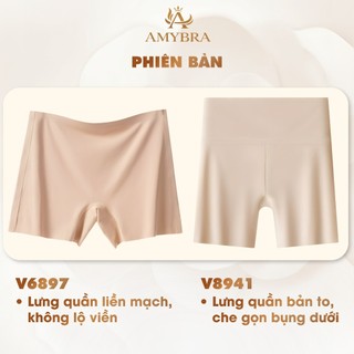 [Hàng Mới Về] Quần Bảo Hộ Đúc Su Mềm Mịn Không Lộ Viền, Quần Lót Đùi Ôm Dáng Quyến Rũ AMYBRA
