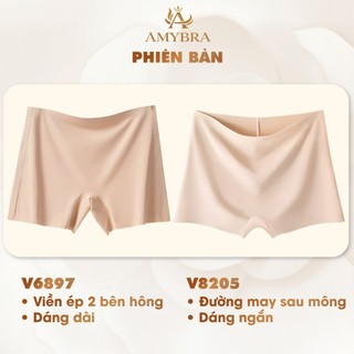 [Hàng Mới Về] Quần Bảo Hộ Đúc Su Mềm Mịn Không Lộ Viền, Quần Lót Đùi Ôm Dáng Quyến Rũ AMYBRA