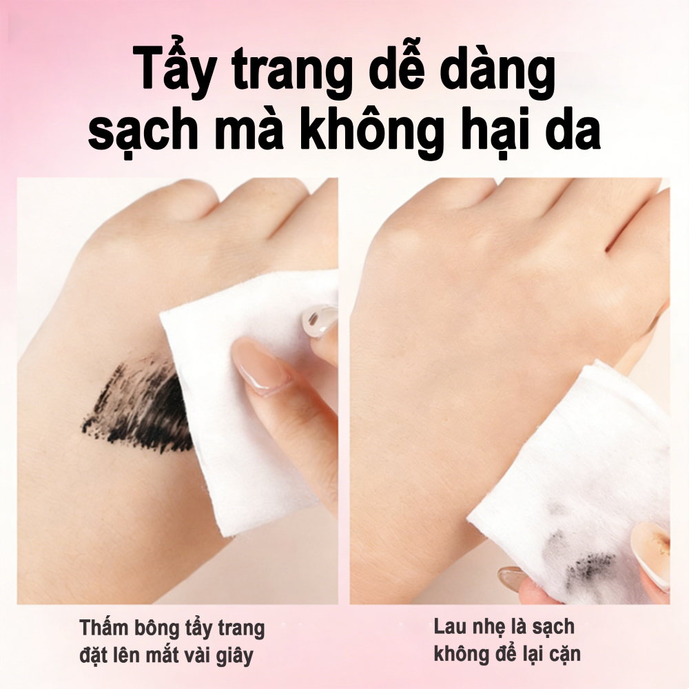 Mascara 4D, Tạo đôi mắt búp bê to tròn, Lâu trôi 24h không lem không xẹp mi, dài và dày tách bạch từng sợi