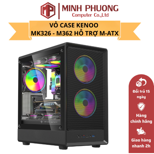 Vỏ Case Máy Tính Kenoo Esport M326 M-ATX Hàng Chính Hãng | Shopee Việt Nam